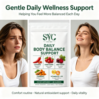 Gummies au poivre de Cayenne SYC BIO, formule premium naturelle, 60 unités, bien-être quotidien pour adultes, prix d'usine OEM ODM, vente en gros B2B