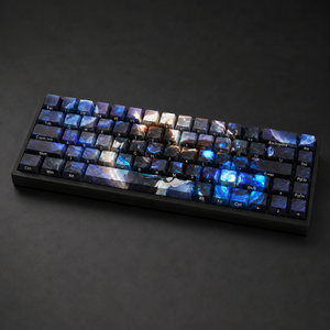 Pulsefire <span class=keywords><strong>ezreal</strong></span> 68 keycaps PBT สีย้อมระเหิดพิมพ์ด้านข้างเชอร์รี่โปรไฟล์เกมสำหรับคีย์บอร์ดกลไก MX แบบกำหนดเอง - Product Image 2