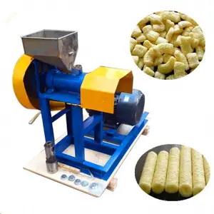 automatic cheese ball snack puffed extruder Corn grits puffed making machine