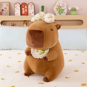 Adorables Peluches de Capibara Suaves al por Mayor, Decoración para <span class=keywords><strong>el</strong></span> Hogar, Regalos de Cumpleaños, Juguetes de Peluche de Capibara para Niñas y Niños - Product Image 4