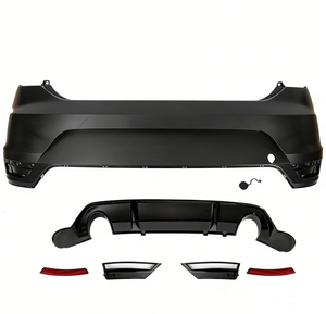 Kit de Conversión de Parachoques para Seat Leon 2013, Modificado a Kit de Carrocería <span class=keywords><strong>CUPRA</strong></span> <span class=keywords><strong>R</strong></span> <span class=keywords><strong>2018</strong></span>, Parrilla Delantera y Parachoques - Product Image 4