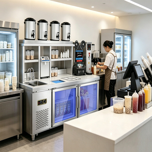 อุปกรณ์ชงชานมระบบสัมผัสขนาด 15 นิ้ว สำหรับร้านค้าแฟรนไชส์เครื่องดื่ม - Product Image 6