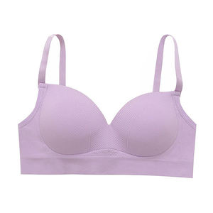Cómodo moldeador de cuerpo transpirable sin costuras Intimates Sexy Cross-Border Export Fixed Cup Sujetador de punto de gran tamaño - Product Image 4