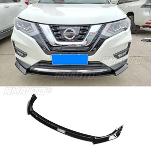 Pour Nissan X-TRAIL 2017-2019 : Kit Carrosserie Complet (Lame de Pare-chocs Avant, Diffuseur, Protection de Pare-chocs) Noir Brillant – Pièce de Modification - Product Image 3