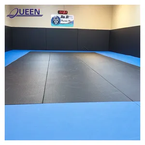 LINYIQUEEN MMA Mat pürüzsüz yüzey 200*100cm Muay Thai kickboks BJJ Mat Pvc deri PU sünger kaymaz kauçuk geri