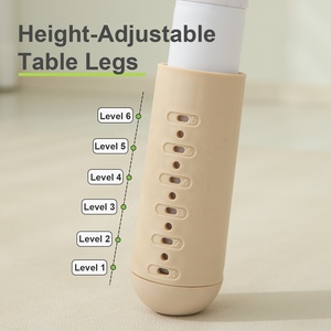 Table d'étude en bois SINKIPA pour enfants et ensemble de 2 chaises, réglable en hauteur sur 6 niveaux, mobilier pour enfants pour la peinture, la salle à manger, la chambre, l'école - Product Image 5