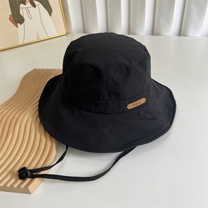 Chapeaux seau pliables de créateur pour femmes, été, vente en gros, <span class=keywords><strong>chapeau</strong></span> seau imperméable à séchage rapide, <span class=keywords><strong>chapeau</strong></span> seau <span class=keywords><strong>anti</strong></span> <span class=keywords><strong>uv</strong></span> original avec ficelle - Product Image 2