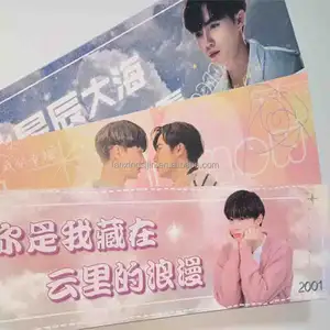 2023 Kpop mercancía personalizada Kpop mano Banner eslogan Kpop papel Banners para concierto evento regalo