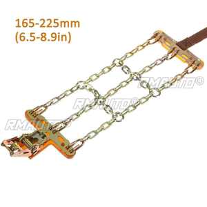 Cadenas de Nieve Universales de Acero para Ruedas de Camiones y Automóviles, Cinturón de Seguridad para Invierno, Antideslizante para Vehículos SUV, Cadena para Ruedas, Seguridad en Carreteras de Barro - Product Image 6
