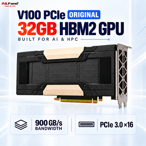 Carte graphique PCIe V100 32 Go pour l'entraînement IA, le Deep Learning et le calcul en serveur (GPU) - Product Image 1