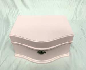 Boîte à bijoux musicale rose ballerine de luxe avec serrure pour femmes et filles - Product Image 2