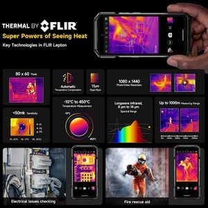 Ulefone Armor 27T Pro Plus 5G, Teléfono Inteligente Resistente con Cámara de Imagen Térmica, Android 15, 24GB+256GB - Product Image 5