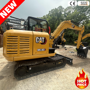 Mini-excavatrice hydraulique Cat 305.5 d'occasion à prix abordable, peinture d'origine, inspectée SGS, pour travaux agricoles, en stock - Product Image 1
