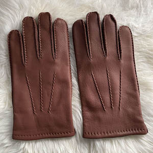 Guantes de Piel de Ciervo para Hombre al por Mayor, Guantes de Conducción y Motociclismo, Guantes de Conductor de Piel de Oveja Personalizados de Fábrica - Product Image 4