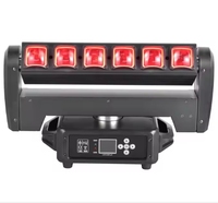 UNOXINE 350W RGBW LED Moving Head Beam Light IP20 Zoom avec contrôle DMX512 pour DJ, club et événements scéniques
