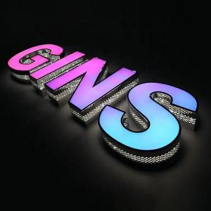 Custom RGB Multi Layer Infinity <b>LED</b> Sign Mirror Acrylic Abyss Mirrors <b>Letters</b> Infinite <b>LED</b> <b>Letter</b> Sign for Business - Product Image 5
