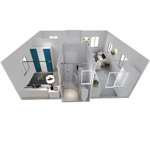 บ้านภาชนะแบบขยายได้3ห้องนอนบ้านแบบแยกส่วนวิลล่าแบบพกพา - Product Image 3