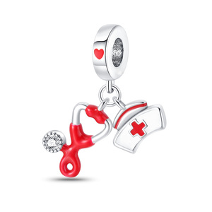 En gros, Perles classiques en argent 925, Pendentifs, Breloques DIY (boîte à médicaments, dents), Bijoux de mode, Bracelets pour enfants, Perles - Product Image 5