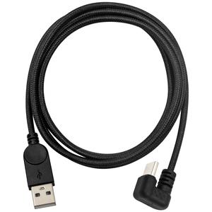 Cavo USB Type <span class=keywords><strong>C</strong></span> Intrecciato in Nylon per Ricarica Rapida 3A, Cavo di Ricarica USB a Forma di U 180 Gradi, Cavo Dati da Tipo A a <span class=keywords><strong>C</strong></span> - Product Image 1