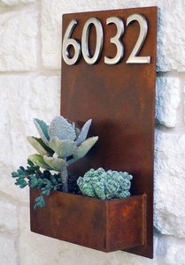 Support mural pour plantes en acier résistant aux intempéries, en métal CNC, pour pot de fleurs <span class=keywords><strong>suspendu</strong></span> - Product Image 4