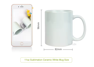 Kimstone 11oz tazza di sublimazione tazza di ceramica Logo stampato <span class=keywords><strong>tazze</strong></span> <span class=keywords><strong>da</strong></span> caffè bianco rivestimento sublimazione <span class=keywords><strong>tazze</strong></span> - Product Image 4