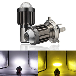 YD LED <span class=keywords><strong>12V</strong></span> ~ 80V ba20d H4 led xe máy Đèn pha Bóng đèn thép nhỏ pháo Moto Đèn sân khấu phụ kiện xe tay ga đèn sương mù - Product Image 2