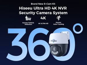 ระบบกล้องวงจรปิด Hiseeu 6CH 4K Ultra HD สำหรับภายนอกอาคาร รองรับ POE พร้อมระบบมองเห็นกลางคืนแบบ Full Color มาตรฐานกันน้ำ IP66 พร้อมเทคโนโลยี DWDR รุ่น PK-6YHD98 Night V - Product Image 6
