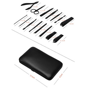 Juego <span class=keywords><strong>Profesional</strong></span> <span class=keywords><strong>de</strong></span> <span class=keywords><strong>Manicura</strong></span> y Pedicura <span class=keywords><strong>de</strong></span> 15 Piezas <span class=keywords><strong>de</strong></span> Acero Inoxidable, <span class=keywords><strong>Estuche</strong></span> <span class=keywords><strong>de</strong></span> Cuero, Cortaúñas 15 en 1, Herramientas <span class=keywords><strong>de</strong></span> Belleza Duraderas y Portátiles - Product Image 6