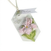 Diffuseur de parfum floral haut de gamme longue durée pour armoire et chambre, désodorisant de voiture, série Fleur d'Iris, simple et élégant