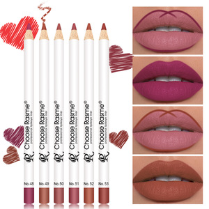 Lot <span class=keywords><strong>de</strong></span> 6 crayons à lèvres mats naturels véganes OEM, tons <span class=keywords><strong>bois</strong></span> <span class=keywords><strong>de</strong></span> <span class=keywords><strong>rose</strong></span>, maquillage minéral haute pigmentation, waterproof, longue tenue, en <span class=keywords><strong>bois</strong></span> - Product Image 1
