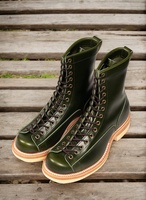 Bottes en cuir véritable Heritage à bout mocassins pour hommes, durables, cousues Goodyear, style robuste, bottes à la cheville Monkey - Saison hivernale