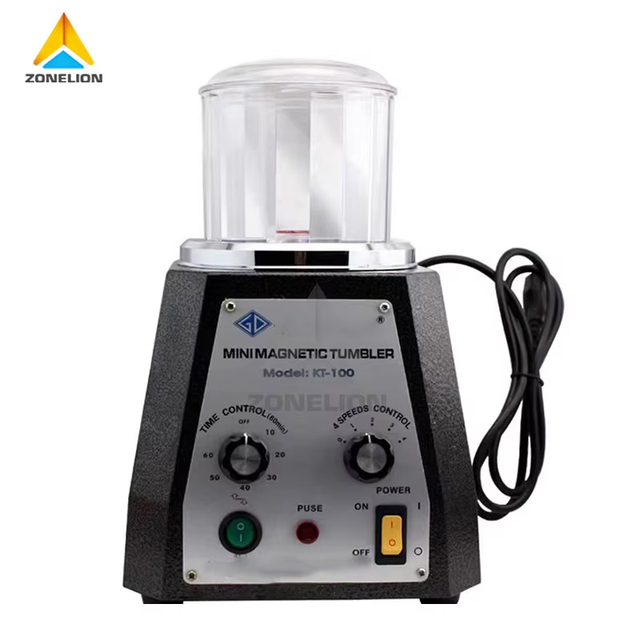 High Quality Durable Magnetic Rotary Tumbler Polishing Machine KT-100 Magnetic Cleaner