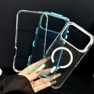 Funda Magnética Brillante para Teléfono Móvil, Compatible con iPhone 17, 16, 15, 14 Pro Max, Protección de 360°, Soporte para Cámara, Cubierta Transparente - Product Image 4
