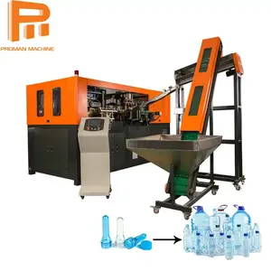 Garrafa com alça Full Automatic PET Bottle Blow Molding Machine para garrafas de suco PP em tamanhos 500ml 1000ml e 2000ml