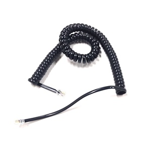 Rj10 RJ11 RJ12 RJ45 mùa xuân bị mắc kẹt xoắn ốc cáp điện cáp điện thoại ngoài trời không thấm nước xoắn ốc cáp điện thoại dây kết nối - Product Image 2