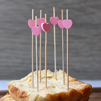Bulk 120mm ongebleekte ecovriendelijke bamboe spiesjes, enkelvoudig, wegwerpbaar, voor feestjes, barbecues, fruit, vlees, voor cateringbedrijven