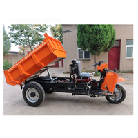 Tricycle diesel avec capacité de charge de 3 tonnes Camion léger Tricycle à trois roues