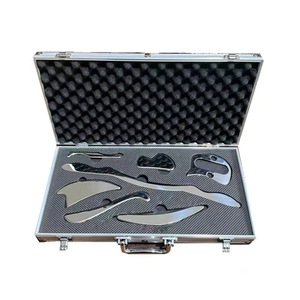 Acero inoxidable Gua Sha Iastm Herramientas de raspado muscular Herramienta de masaje de tejido blando Herramienta de masaje facial de cuerpo de acero inoxidable Guasha - Product Image 3