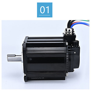 Motor Servo de Imán Permanente sin Escobillas de CC con Brida de 180mm, 4000W, 48V, 19NM, 2000 RPM, IP65 para Equipos de Automatización, Robots, Barcos y Ventiladores - Product Image 3