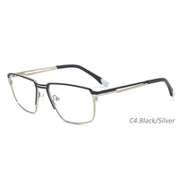 2022 mode femmes métal lunettes cadre avec lentille transparente dames lunettes cadre