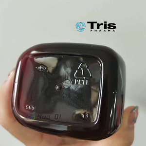 16オンス 空 Tris グリーン＆パープル ラベル Lean咳止めシロップ用 プラスチックボトル <span class=keywords><strong>CRC</strong></span>キャップ・密封シール付き 12個入り外箱セット - Product Image 4