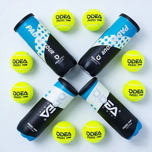 Pelota <span class=keywords><strong>de</strong></span> Pádel <span class=keywords><strong>de</strong></span> Entrenamiento ODEA 2026 Directo <span class=keywords><strong>de</strong></span> Fábrica, 57% Fieltro <span class=keywords><strong>de</strong></span> Lana, Alta Durabilidad, Baja Presión para Práctica en Club o Escuela, Logotipo Personalizado - Product Image 1