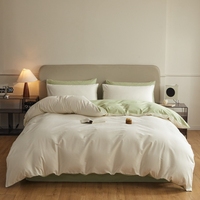 Parure de lit personnalisée pour hôpital, hôtel, maison, mariage – Housse de couette en coton avec surpiqûres, taille King/Queen, 300 fils/cm², style européen tissé