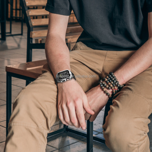 เคสกันกระเทือนสแตนเลสสตีลสำหรับผู้ชาย, เคสป้องกันเต็มตัวเคสโลหะ TPU นิ่มสำหรับ <span class=keywords><strong>Apple</strong></span> <span class=keywords><strong>Watch</strong></span> Band 8 <span class=keywords><strong>7</strong></span> 6 SE 44 45มม. - Product Image 5