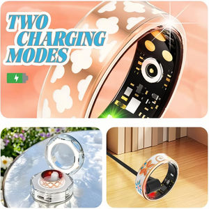 Bague connectée de suivi de santé et de forme physique, suivi du sommeil, contrôle par application, télécommande, étui de chargement, protection de la bague, sans frais d'<span class=keywords><strong>abonnement</strong></span> - Product Image 2