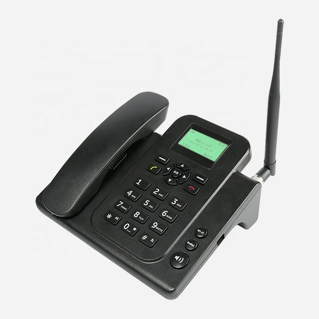 OEM ODM 2G 3G 4G LTE 2.2 Inch LED WiFi Hotspot Desktop Telephone VoLTE Call FM SIM Card GSM Wall Mount Fixed Wireless Phone