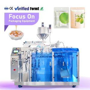Machine d'emballage automatique pour sachets pré-remplis de 500 ml, sauce aux pruneaux, sauce salsa, emballage Doypack - Product Image 1