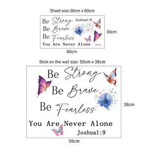 Dessin animé coloré 3d papillon décoration <span class=keywords><strong>famille</strong></span> <span class=keywords><strong>devise</strong></span> étanche à l'eau autocollants découpés pour la décoration intérieure chambre d'enfants - Product Image 6