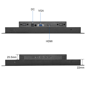 สแนปอินโลหะเชลล์11.6นิ้วอุตสาหกรรม TFT <span class=keywords><strong>Lcd</strong></span> <span class=keywords><strong>Monitor</strong></span> หน้าจอสัมผัสทานตรวจสอบหัวเข็มขัดติดตั้งภายนอกด้วย IPS - Product Image 4