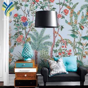 <span class=keywords><strong>Papier</strong></span> <span class=keywords><strong>peint</strong></span> mural personnalisé en 3D, fleurs chinoises, <span class=keywords><strong>oiseaux</strong></span>, <span class=keywords><strong>chinoiserie</strong></span> - Product Image 4